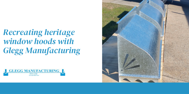 Recreating heritage window hoods with Glegg Manufacturing