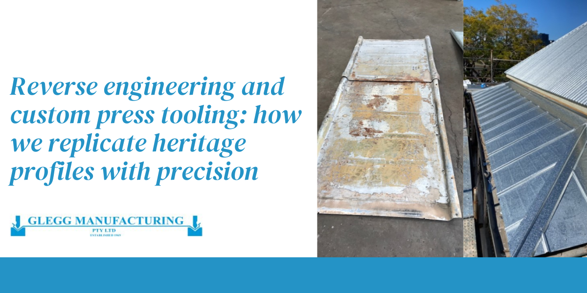Reverse engineering and custom press tooling: how we replicate heritage profiles with precision.